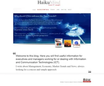 Haikumind.com(HaikuMind, make IT simple) Screenshot