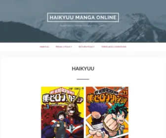 Haikyuu.net(Haikyuu Manga Online) Screenshot