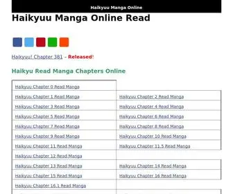 Haikyuumanga.com(Read Free Manga Online) Screenshot