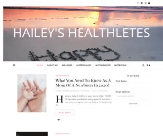 Haileyshealthletes.com(Hailey's Healthletes) Screenshot