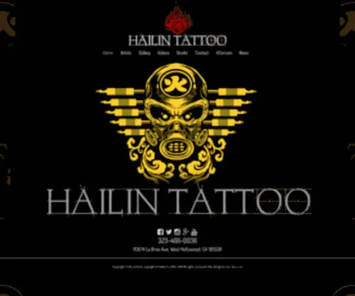 Hailintattoo.com(Hailin Tattoo) Screenshot