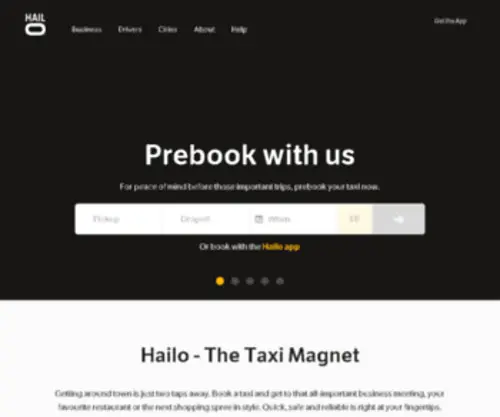 Hailocab.com(The Black Cab App) Screenshot