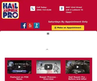 Hailrepairpro.com(Auto Hail Damage Repair) Screenshot