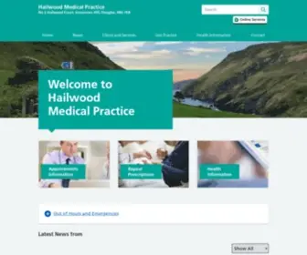 Hailwoodmedicalcentre.co.uk(Hailwood Medical Practice) Screenshot