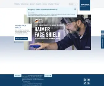 Haimer.de(Alles für die Werkzeugspannung) Screenshot