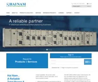 Hainamswitchboards.com(Hai Nam Switchboard Manufacture Co) Screenshot