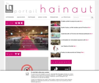 Hainaut.be(Province de hainaut) Screenshot