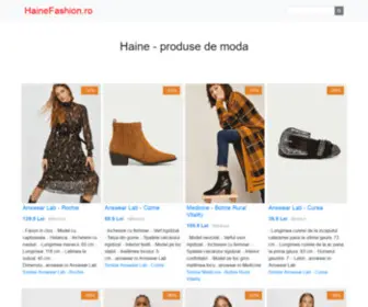 Hainefashion.ro(Haine pentru femei si barbati) Screenshot