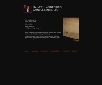 Hainesengineering.com(Haines Engineering Consultants) Screenshot