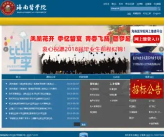 Hainmc.edu.cn(海南医学院) Screenshot