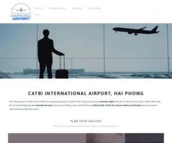 Haiphongairport.com(Catbi International Airport) Screenshot