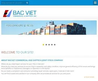 Haiphongshiprepair.com(Bacviet Commercial and Shiptech Company) Screenshot