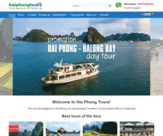 Haiphongtours.com(Hai Phong Tours) Screenshot