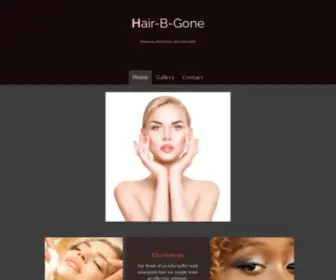 Hair-B-Gone.com(Hair-B-Gone offers permanent Hair Removal through Electrolysis. Electrolysis) Screenshot