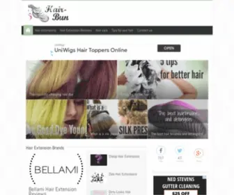 Hair-BUN.com(Here in Hair) Screenshot