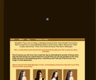 Hair-Grow-Faster.info(Make hair grow faster and boost regrowth) Screenshot