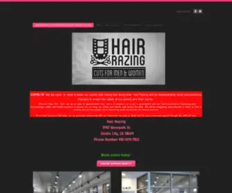 Hair-Razing.com(Hair Razing) Screenshot