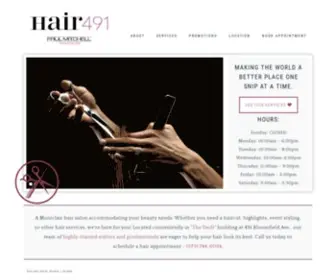 Hair491.com(Montclair, NJ Hair Salon) Screenshot