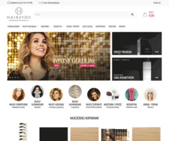 Hair4You.com.pl(Hurtownia włosów naturalnych Gdańsk) Screenshot