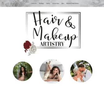 Hairandmakeupartistry.com(Home) Screenshot