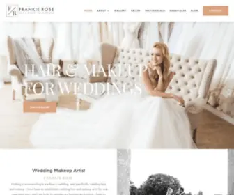 Hairandmakeupforweddings.co.uk(Frankie Rose) Screenshot
