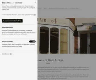 Hairatnumber4.com(Hair At No.4) Screenshot