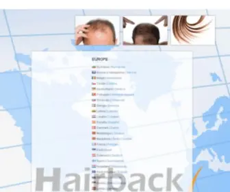 Hairback.eu(Hairback has been around since 2008 and) Screenshot