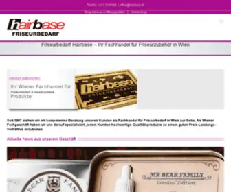 Hairbase.at(Ihr Friseurbedarf Fachhandel in Wien) Screenshot