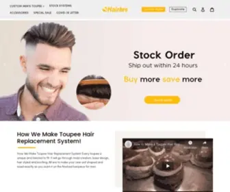 Hairbro.com(Best Hair Replacement Systems) Screenshot