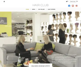 Hairclub.ie(Wigs sale. Human hair wigs & Synthetic wigs. Buy 1 Get 1 Half Price. Dublin. The Mayfair Collection) Screenshot