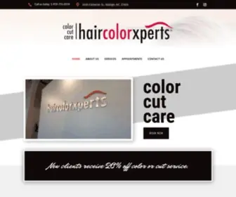 Haircolorxpertsraleigh.com(HairColor Xperts of Raleigh) Screenshot