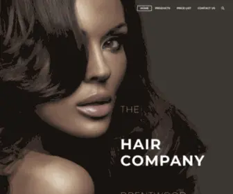 Haircompanybrentwood.co.uk(Hair Professional) Screenshot