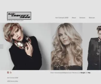 Hairconcept2000.com(Hair CONCEPT 2000) Screenshot