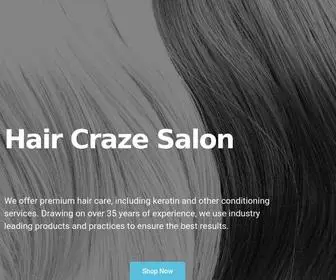 Haircrazesalon.ca(Hair Craze Salon) Screenshot