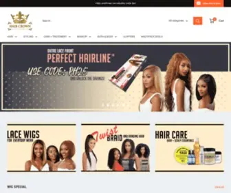 Haircrownbeautysupply.com(Hair Crown Beauty Supply) Screenshot