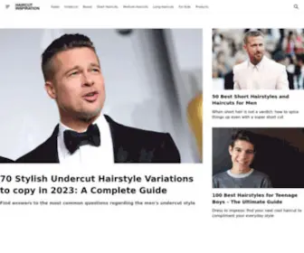 Haircutinspiration.com(Haircut Inspiration) Screenshot