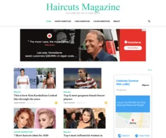 Haircutsmag.com(Haircuts Magazine) Screenshot