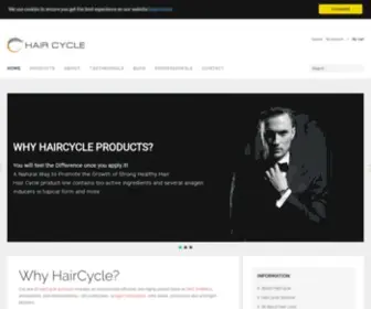 Haircycle.com(Hair Cycle) Screenshot