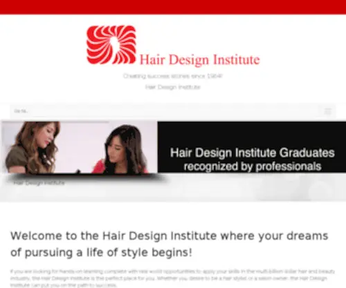 Hairdesigninstitute.com(Cosmetology Schools & Beauty Schools in NYC) Screenshot