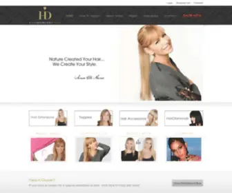 Hairdiamond.com(HairDiamond Italia) Screenshot