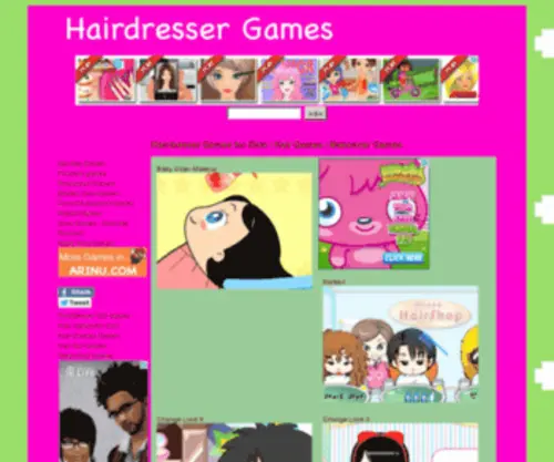 Hairdressergamesforgirls.net(Hairdressergamesforgirls) Screenshot