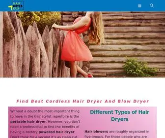 Hairdryerfair.com(2020 Best Cordless Hair Dryer) Screenshot