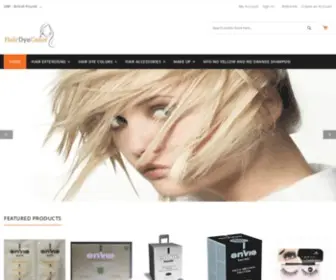 Hairdyecolor.co.uk(Hair dye color company) Screenshot