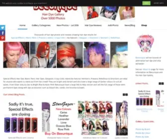 Hairdyegallery.com(Hair Dye Gallery) Screenshot