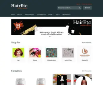 Hairetc.co.za(HairEtc Online Store) Screenshot