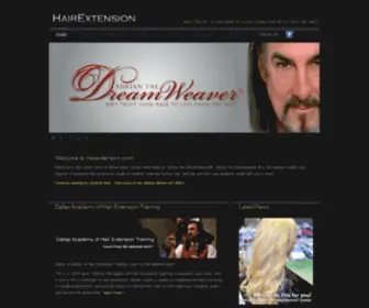 Hairextension.com(Hair Extensions in Dallas Texas) Screenshot
