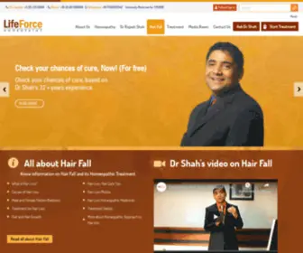 Hairfalling.com(Effective Homeopathic Treatment for Hair Loss (Hairfall) by Dr) Screenshot