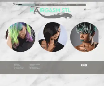 Hairgasmstl.com(HOME) Screenshot