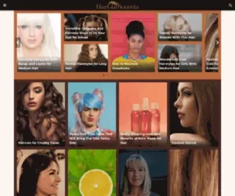Hairglamourista.com(Hair Glamourista) Screenshot
