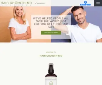 Hairgrowthmd.com(Hair Growth MD) Screenshot